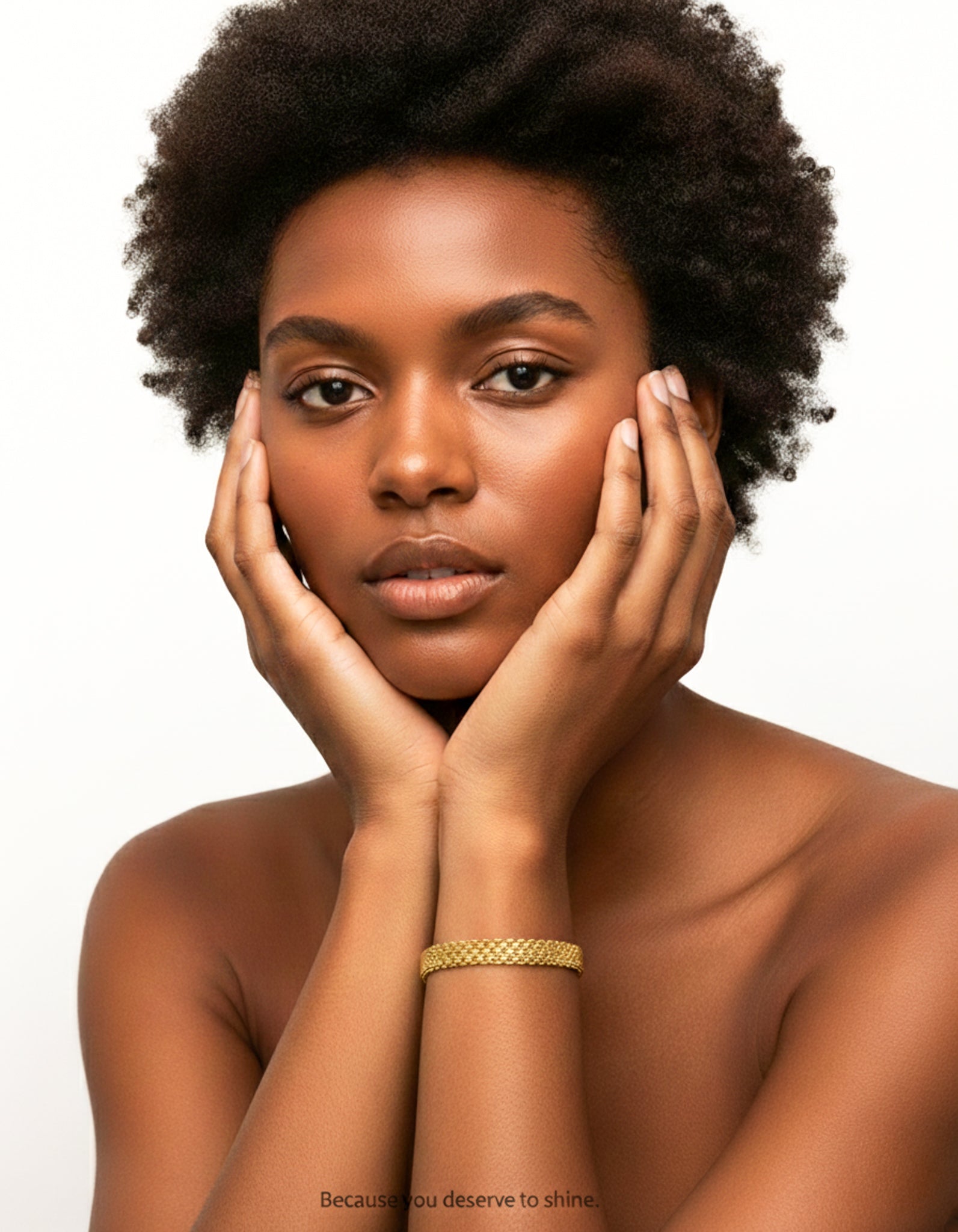 18K Gold Plated Herringbone Chain Bracelet- Dainty & Elegant