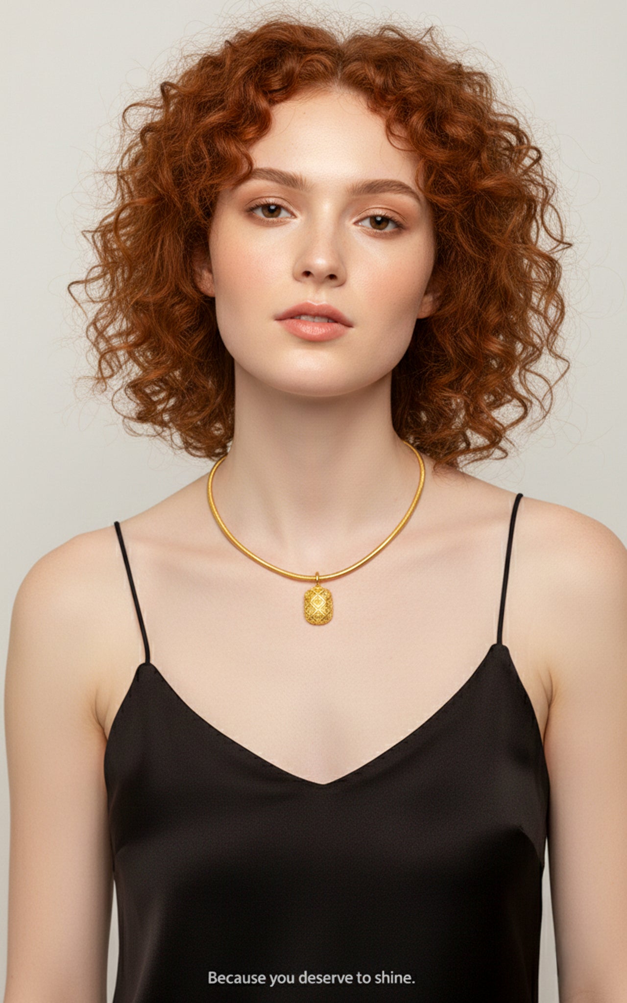 The Golden Serpentine Torque Necklace