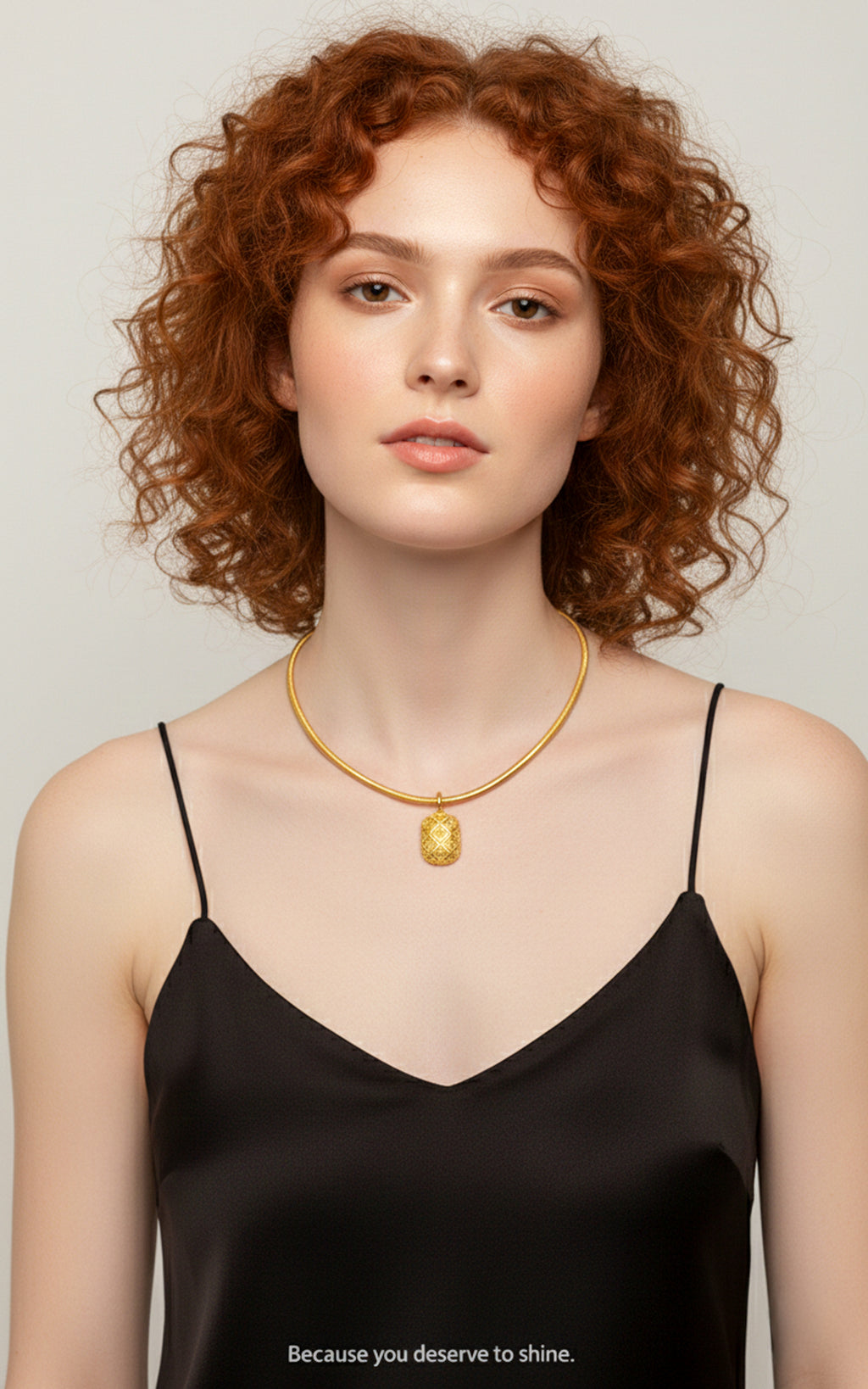 The Golden Serpentine Torque Necklace