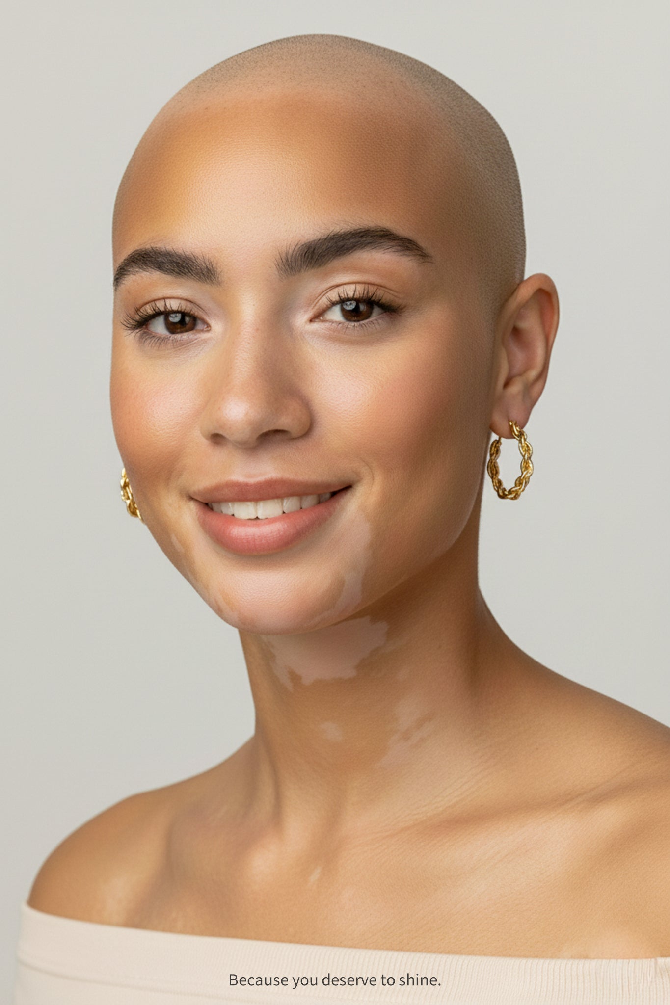 Braided Texture Gold Hoop Earrings