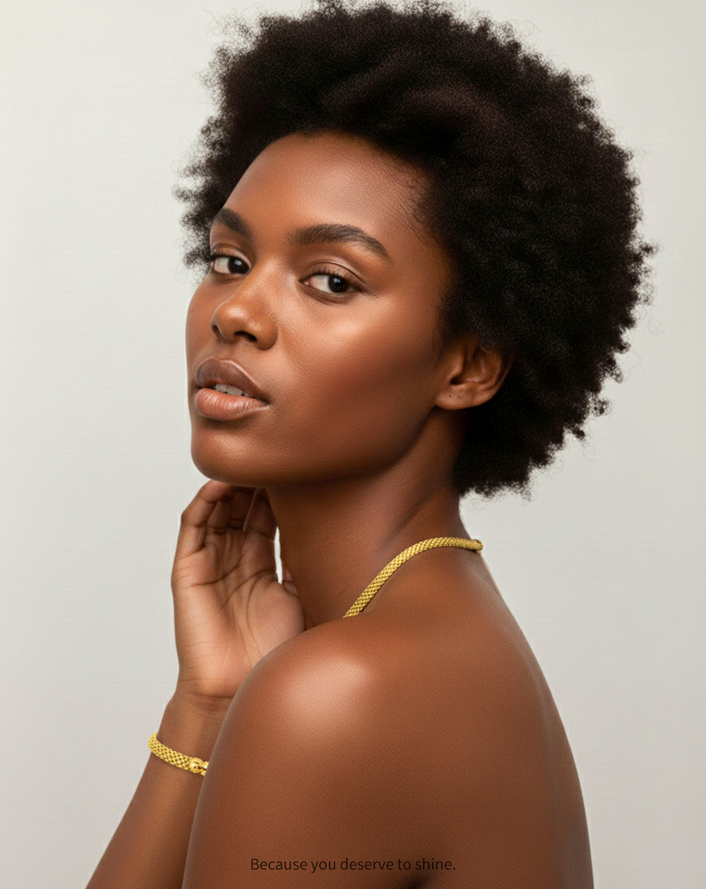 18K Gold Plated Herringbone Chain Bracelet- Dainty & Elegant