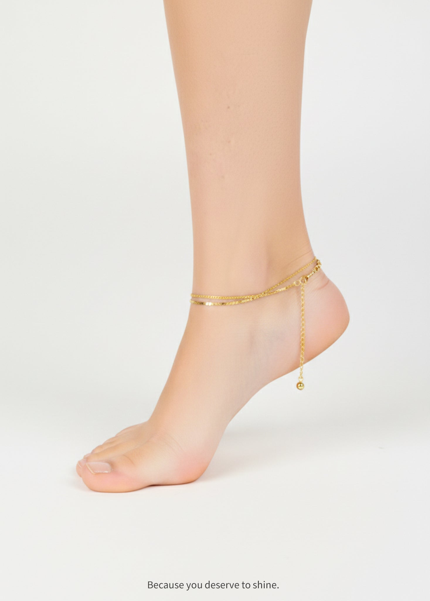 Summer Vibes Layered Anklet