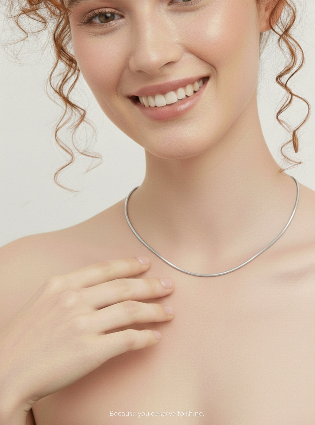 Timeless Sterling Silver Plated Snake Chain Necklace