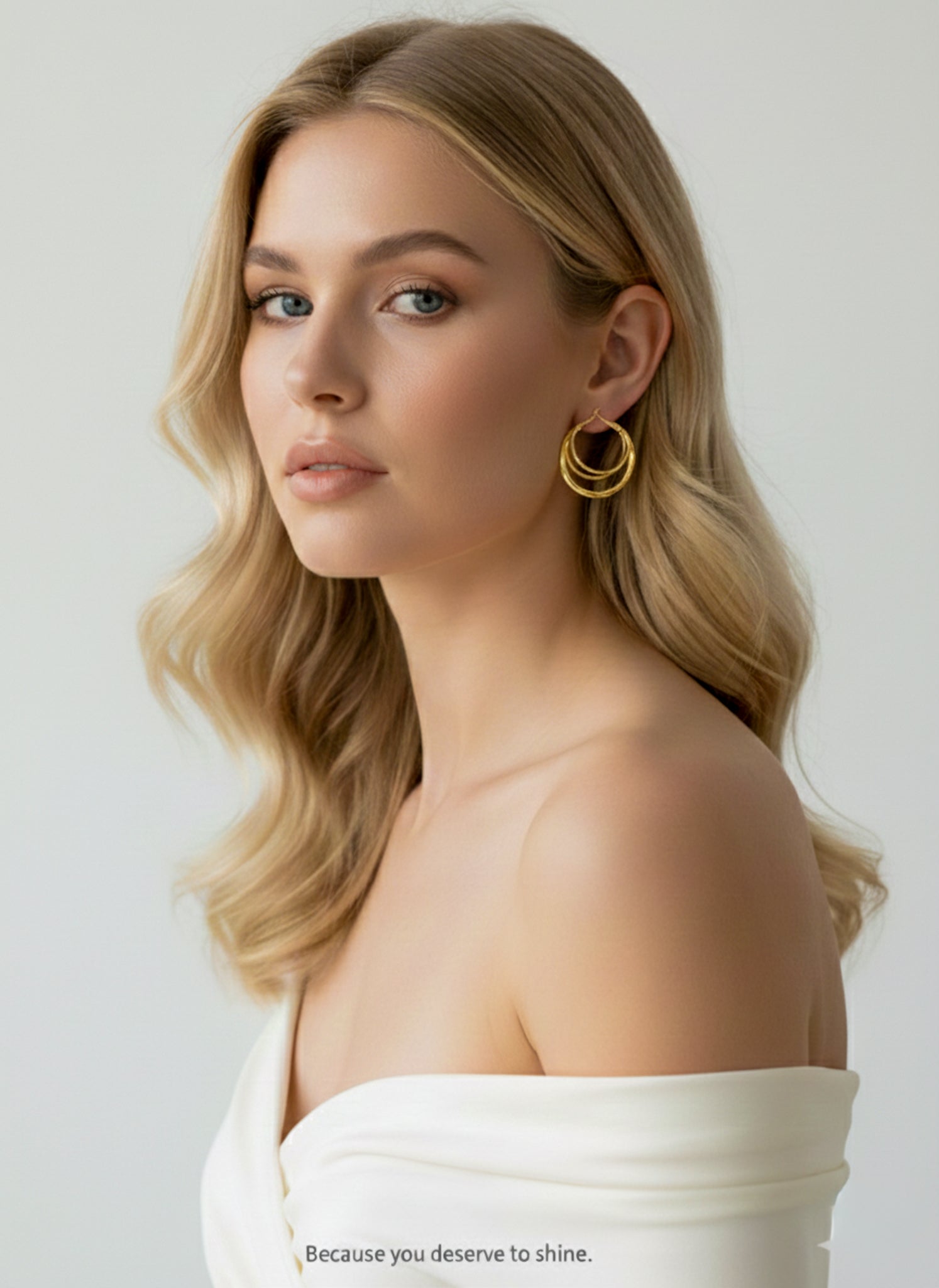 Minimalist Double Layer Hoops