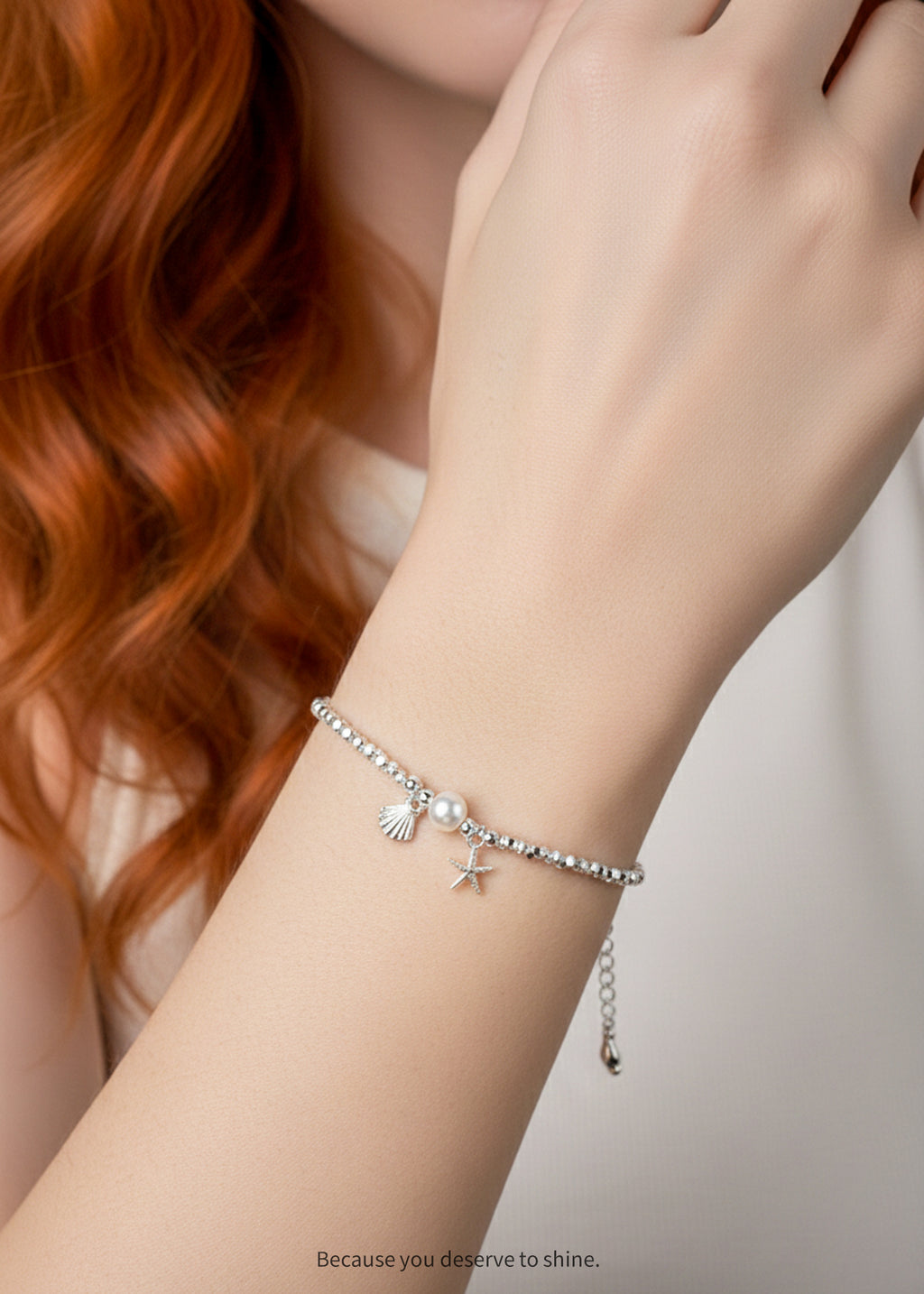 Ocean Breeze Starfish Bracelet with Pearl