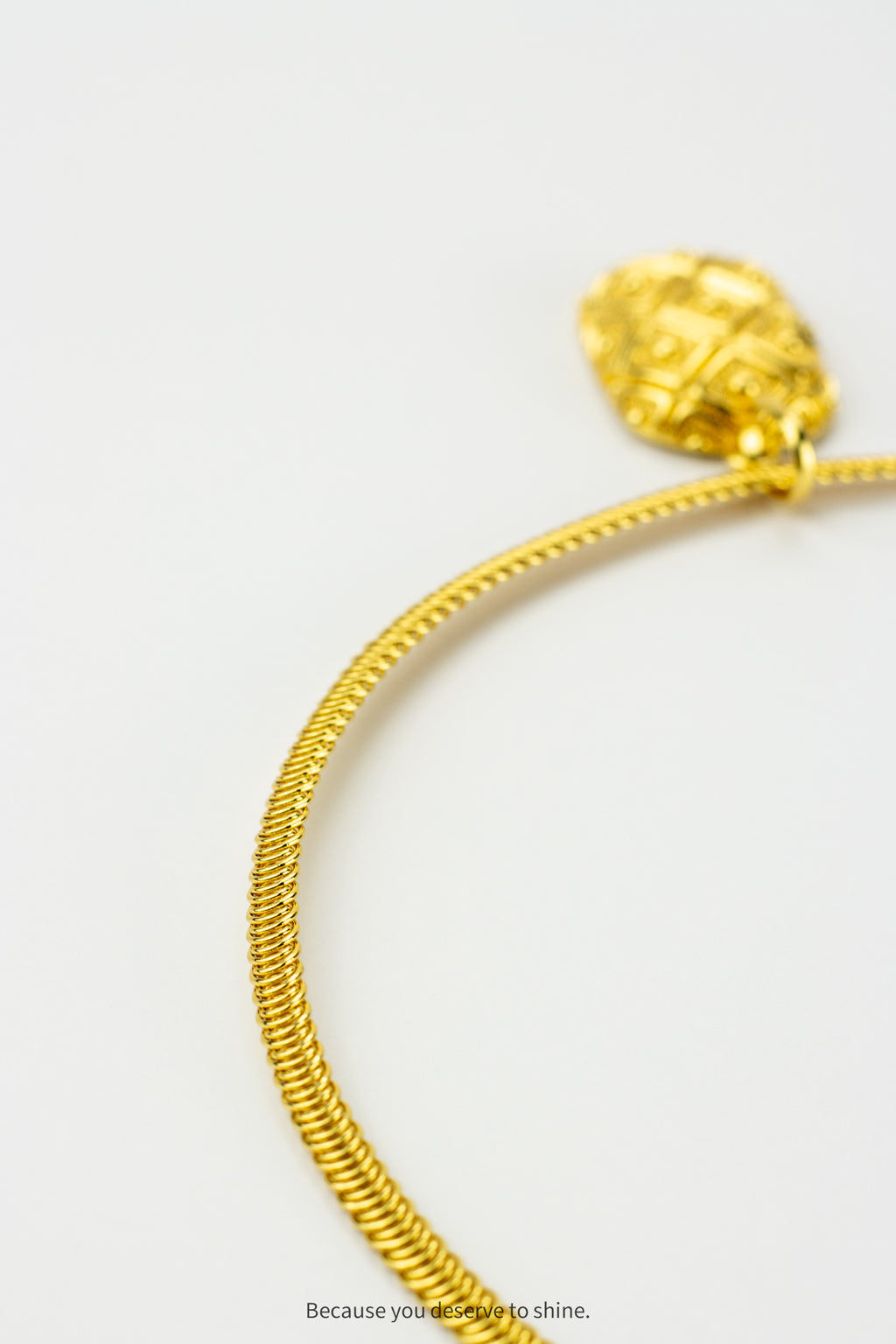 The Golden Serpentine Torque Necklace
