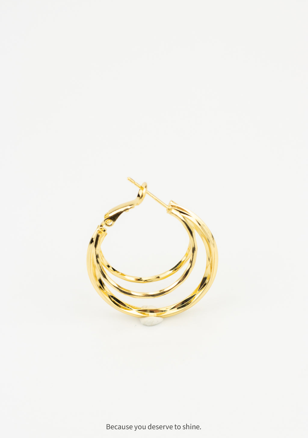Minimalist Double Layer Hoops