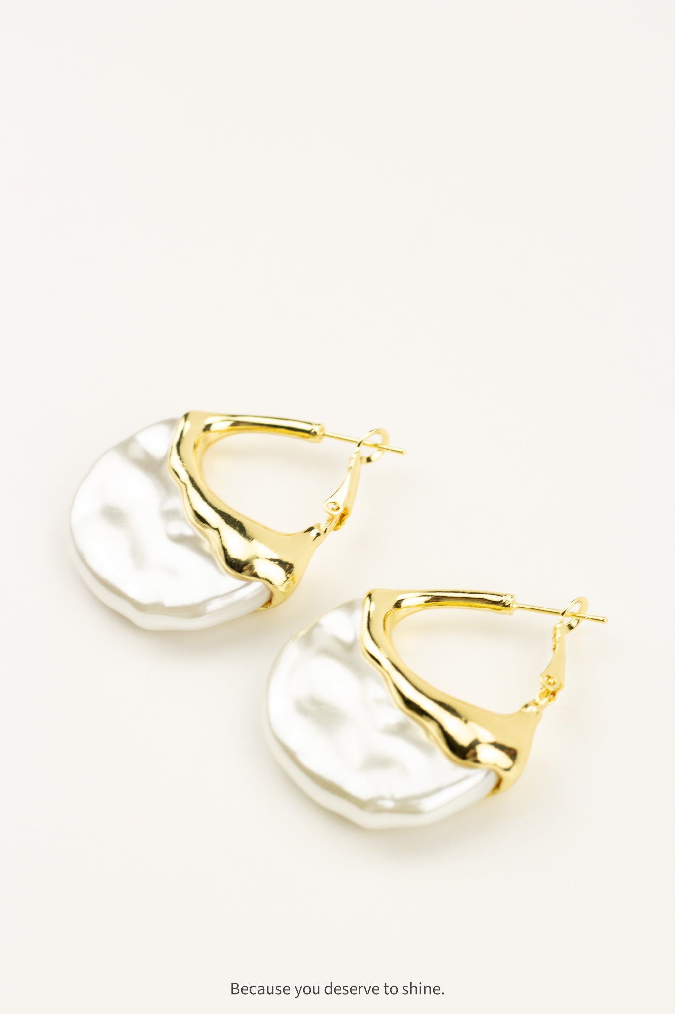 The Aphrodite Gold & Pearl Earrings