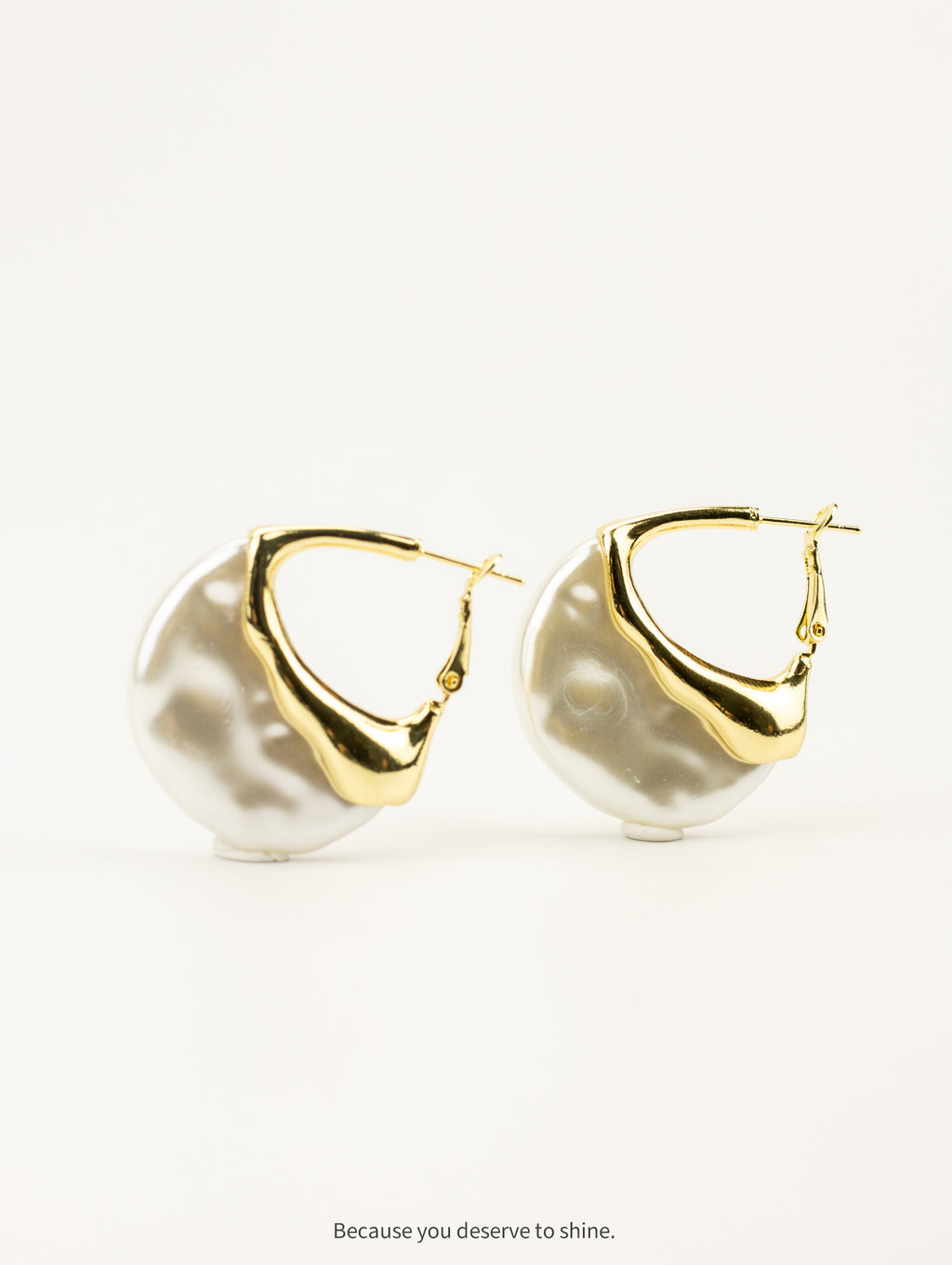 The Aphrodite Gold & Pearl Earrings