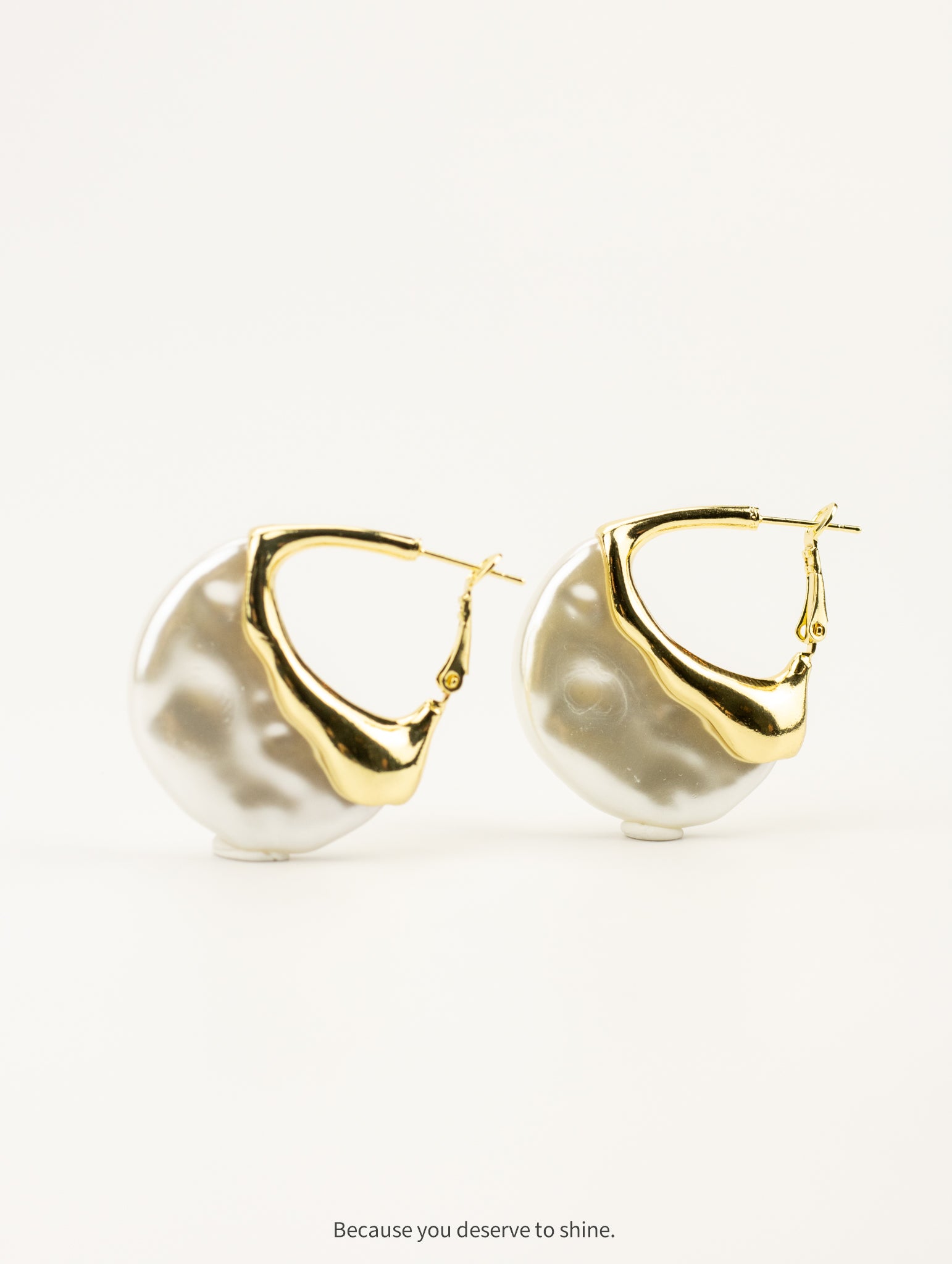 The Aphrodite Gold & Pearl Earrings
