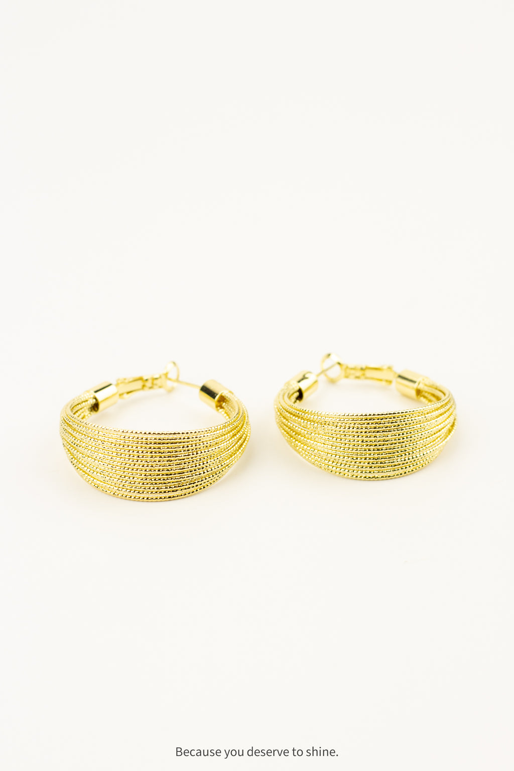 The Gilded Serpentine Hoops