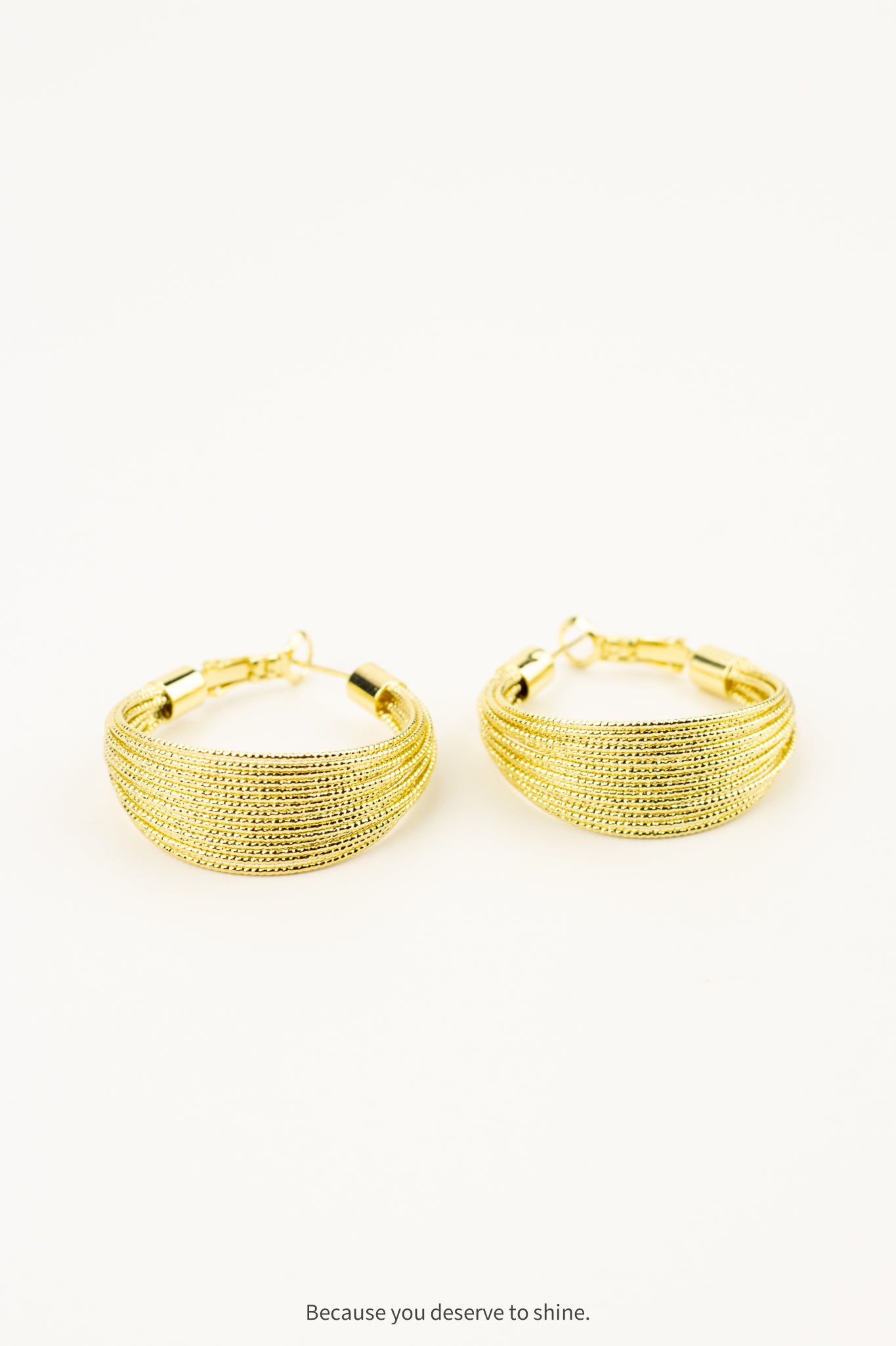 The Gilded Serpentine Hoops