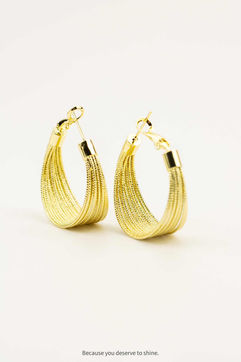 The Gilded Serpentine Hoops