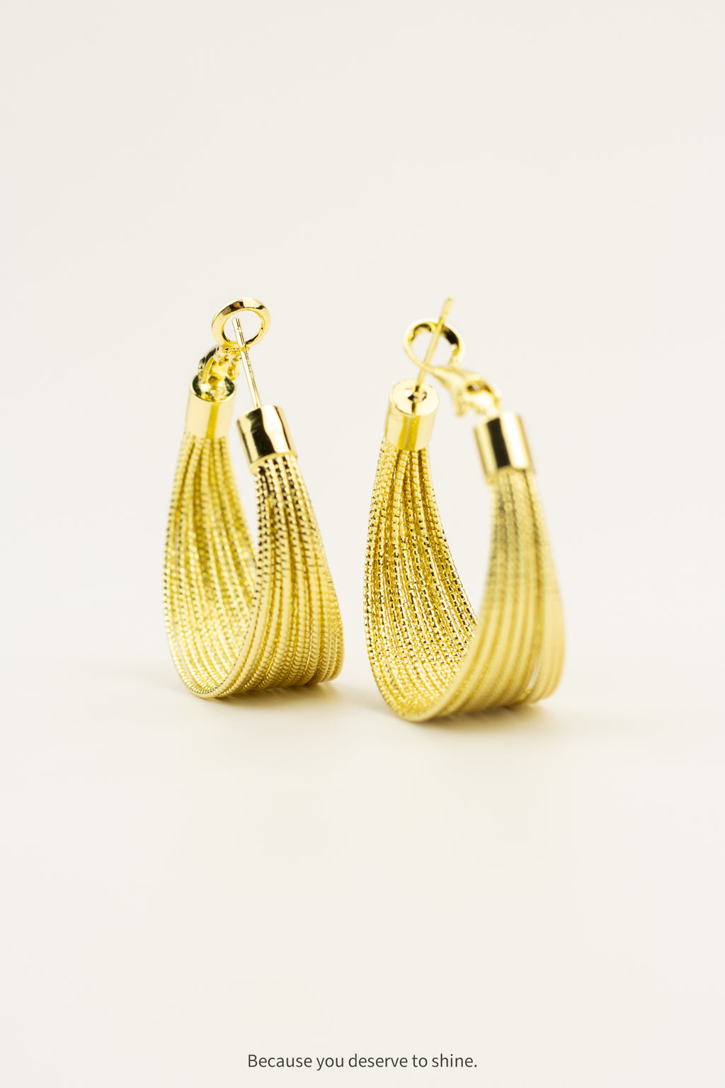The Gilded Serpentine Hoops