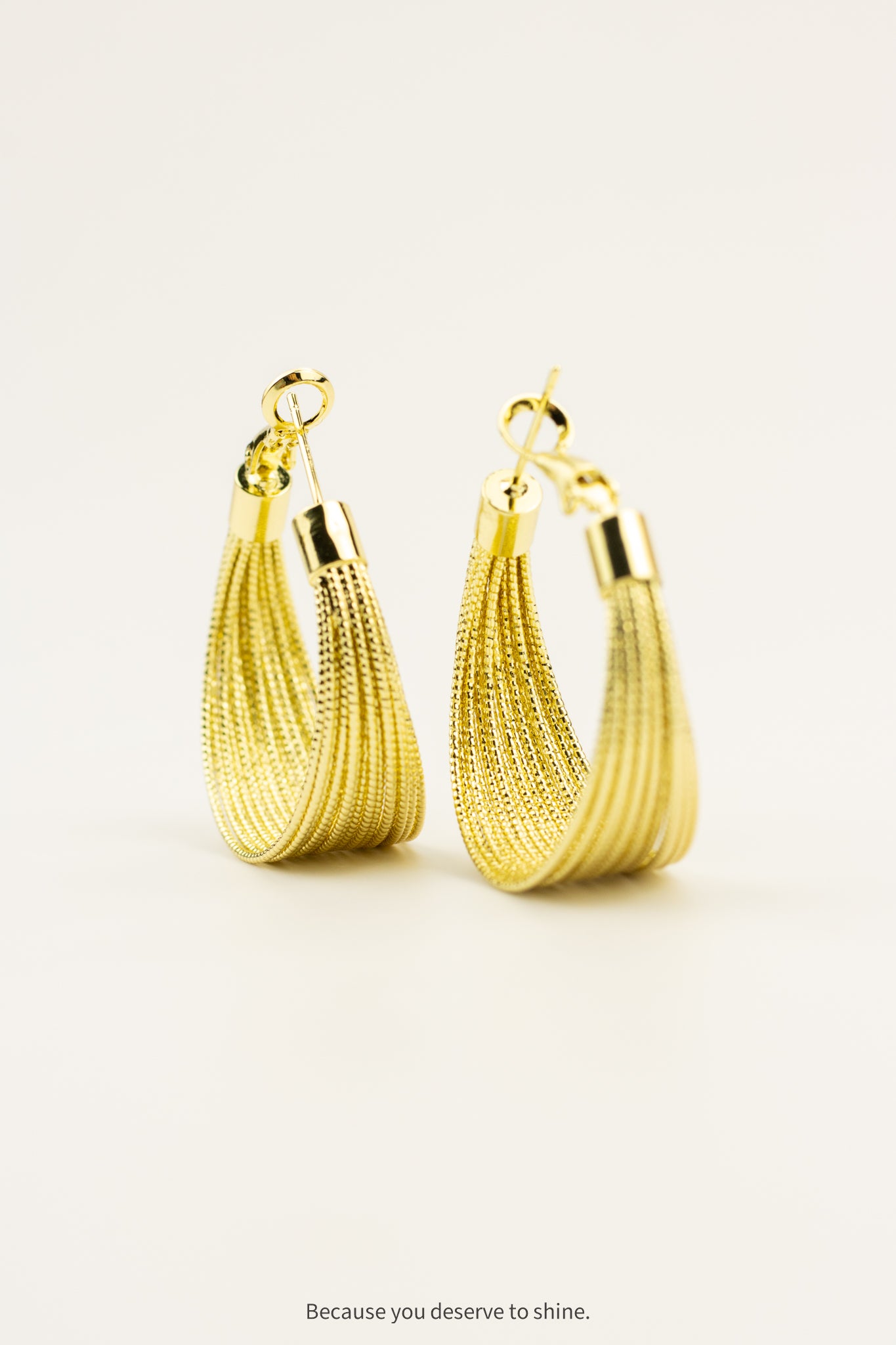 The Gilded Serpentine Hoops