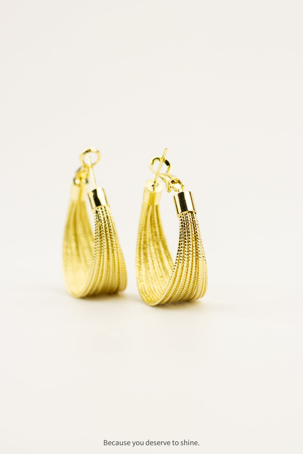 The Gilded Serpentine Hoops