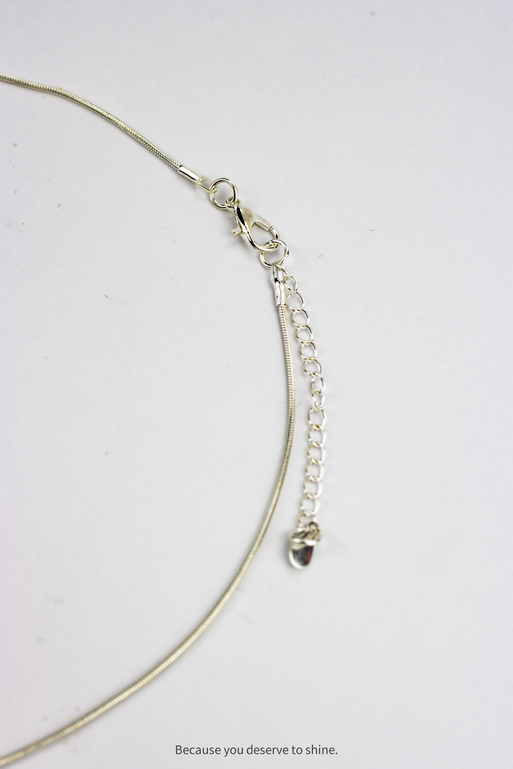 Timeless Sterling Silver Plated Snake Chain Necklace