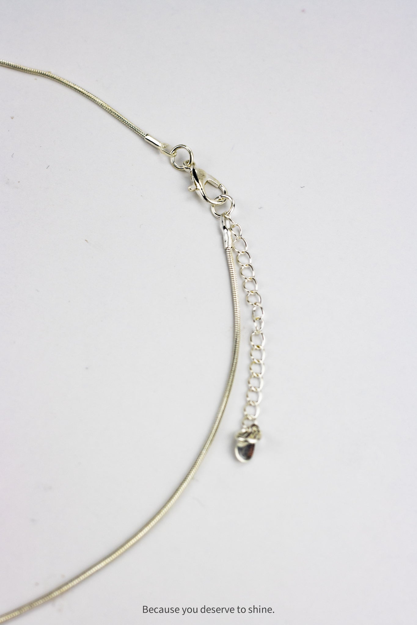 Timeless Sterling Silver Plated Snake Chain Necklace