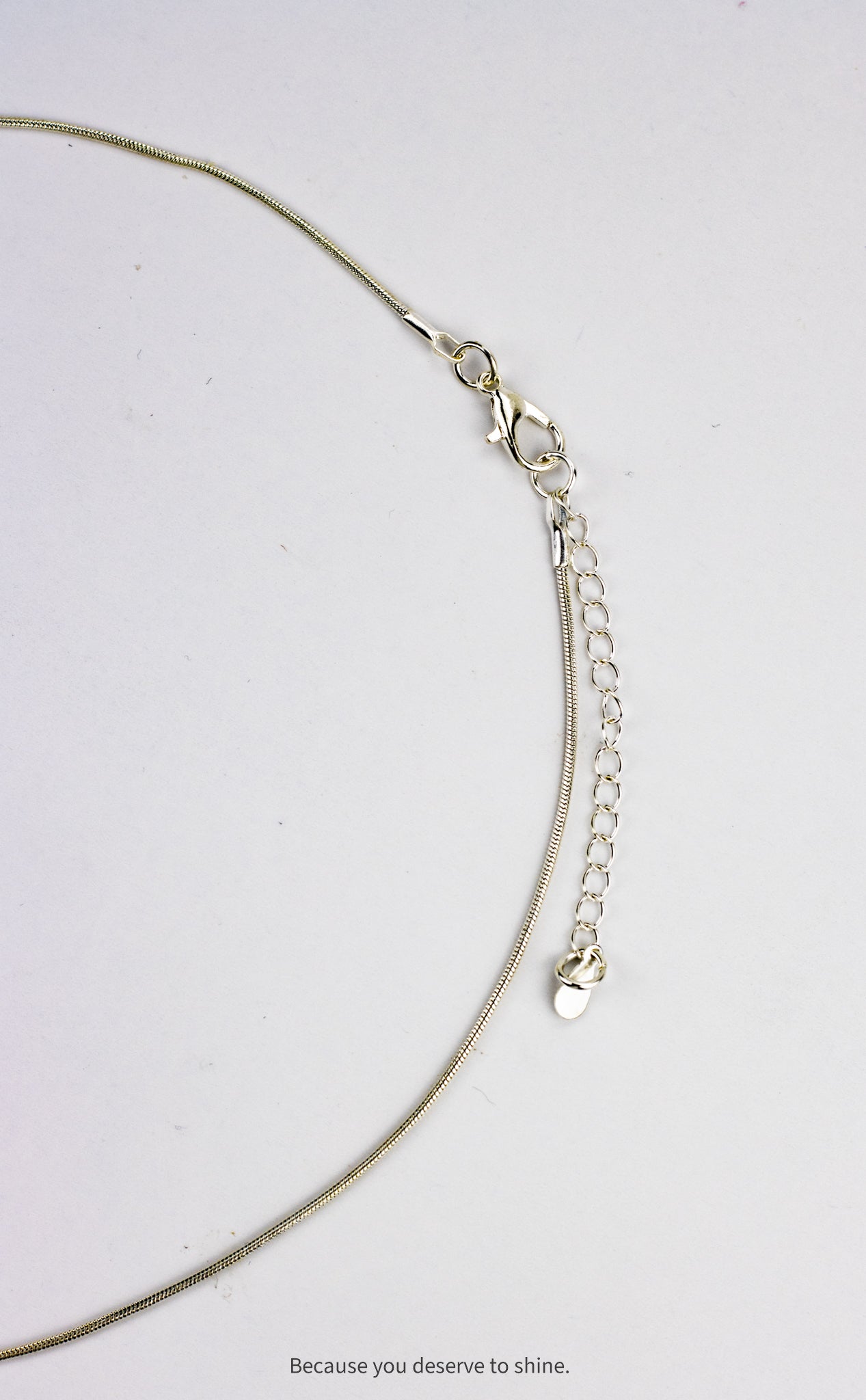 Timeless Sterling Silver Plated Snake Chain Necklace