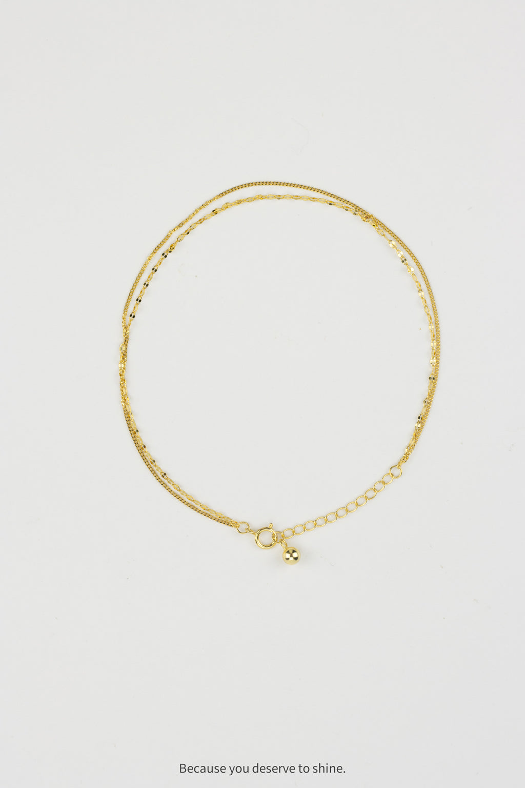 Summer Vibes Layered Anklet