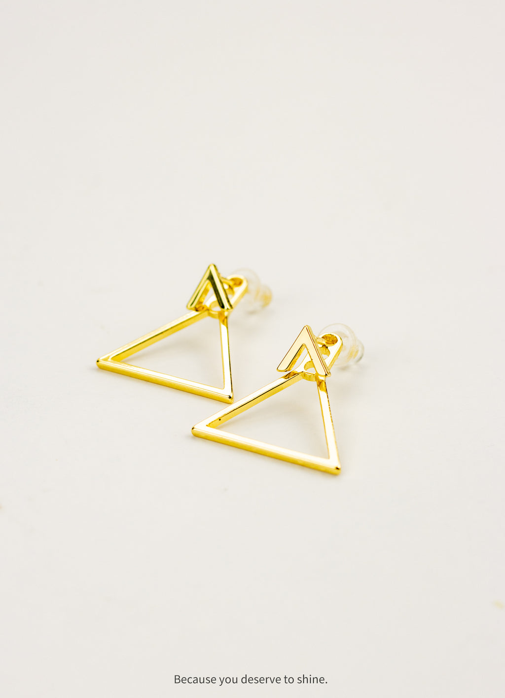 The Double-Triangle Modern Earrings