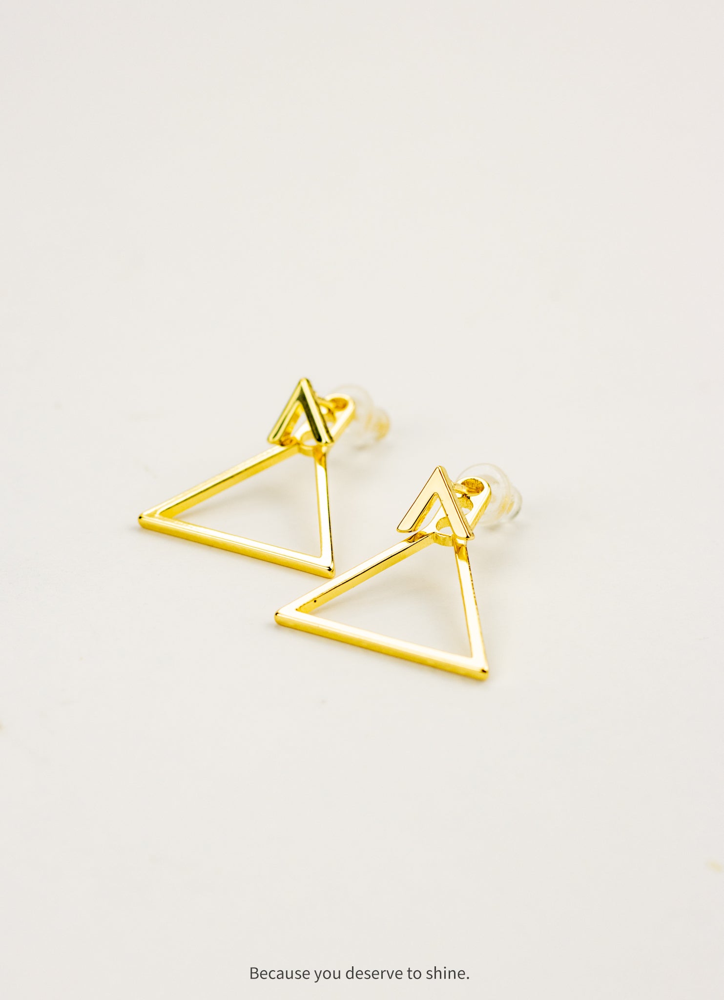 The Double-Triangle Modern Earrings