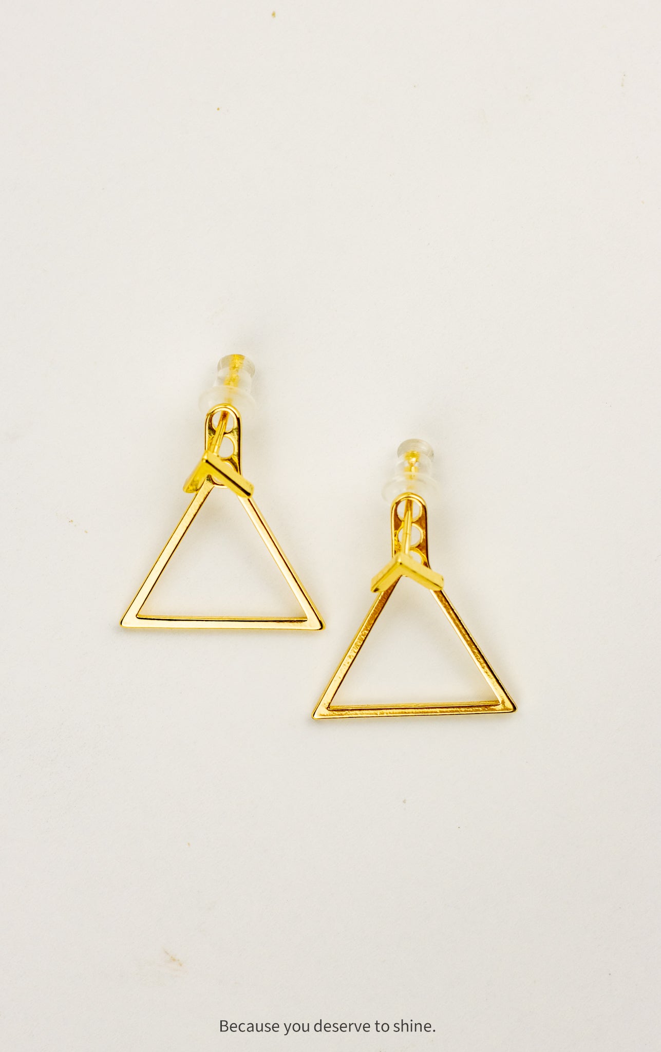The Double-Triangle Modern Earrings